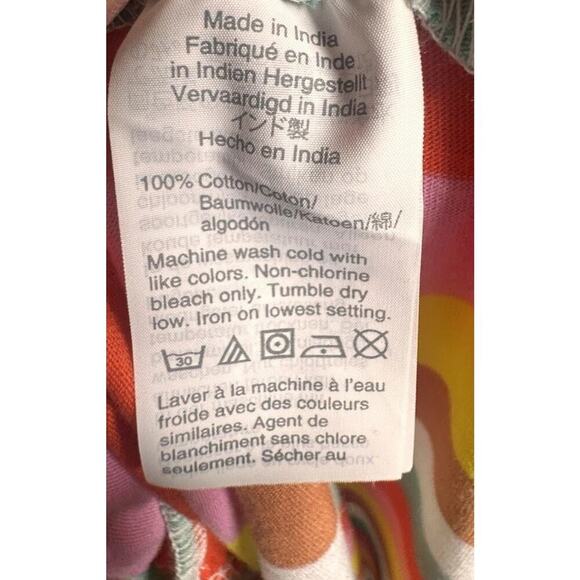 J. Crew Rainbow Stripe Tiered Maxi Dress Sz XL Dopamine Vacation Beach Comfort - Picture 5 of 16